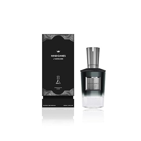 MIND GAMES J'Adoube - Luxury Perfume with Notes of Madagascar, Pomegranate & Patchouli Oil - Elegant Extrait de Parfum for Women & Men - Woody & Floral Perfume - 100 mL/3.4 oz